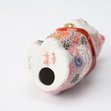 Choho Kiln Pink Mori Kutani Lucky Cat - MUSUBI KILN - Quality Japanese Tableware and Gift