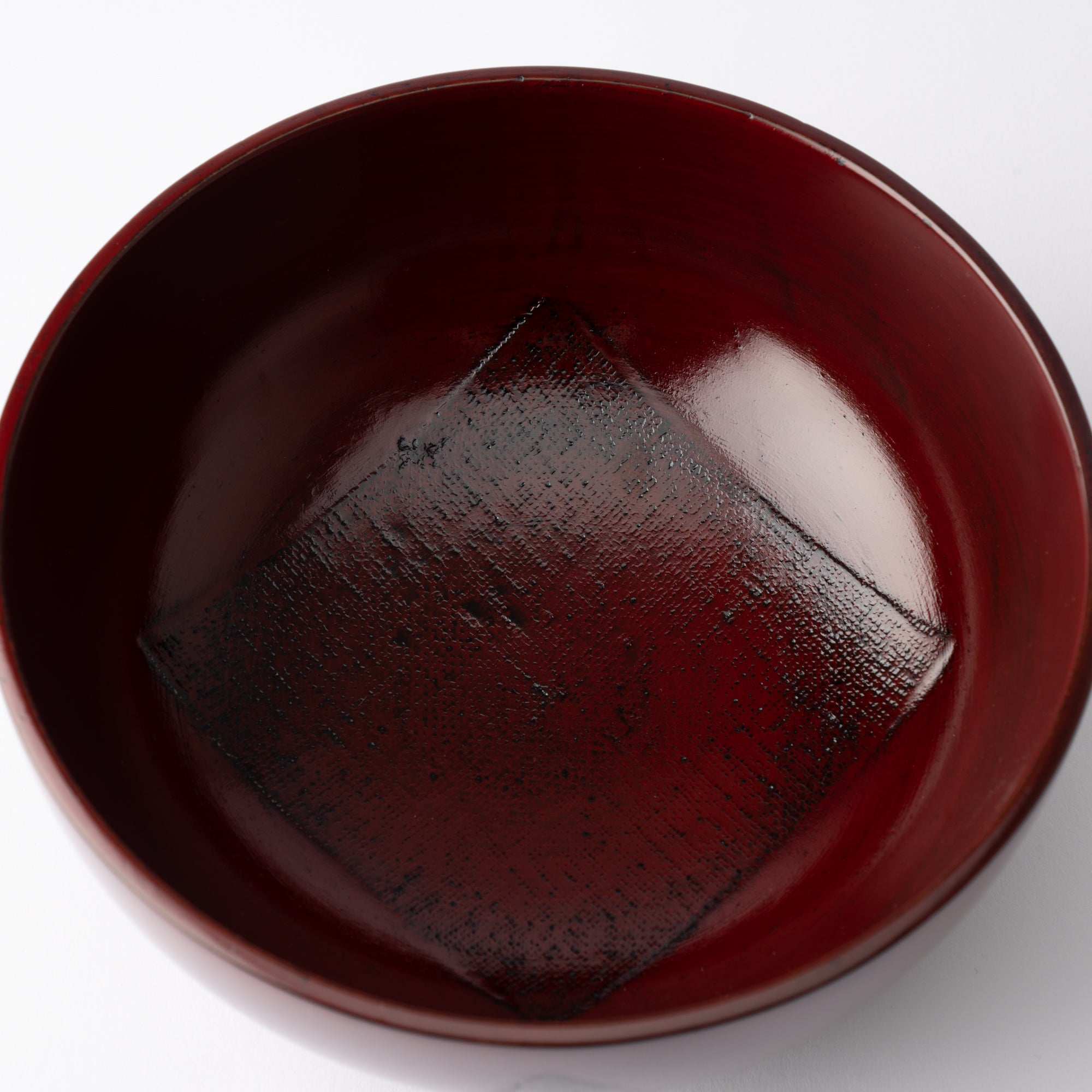 Cloth Pattern Yamanaka Lacquerware Donburi Bowl M - MUSUBI KILN - Quality Japanese Tableware and Gift