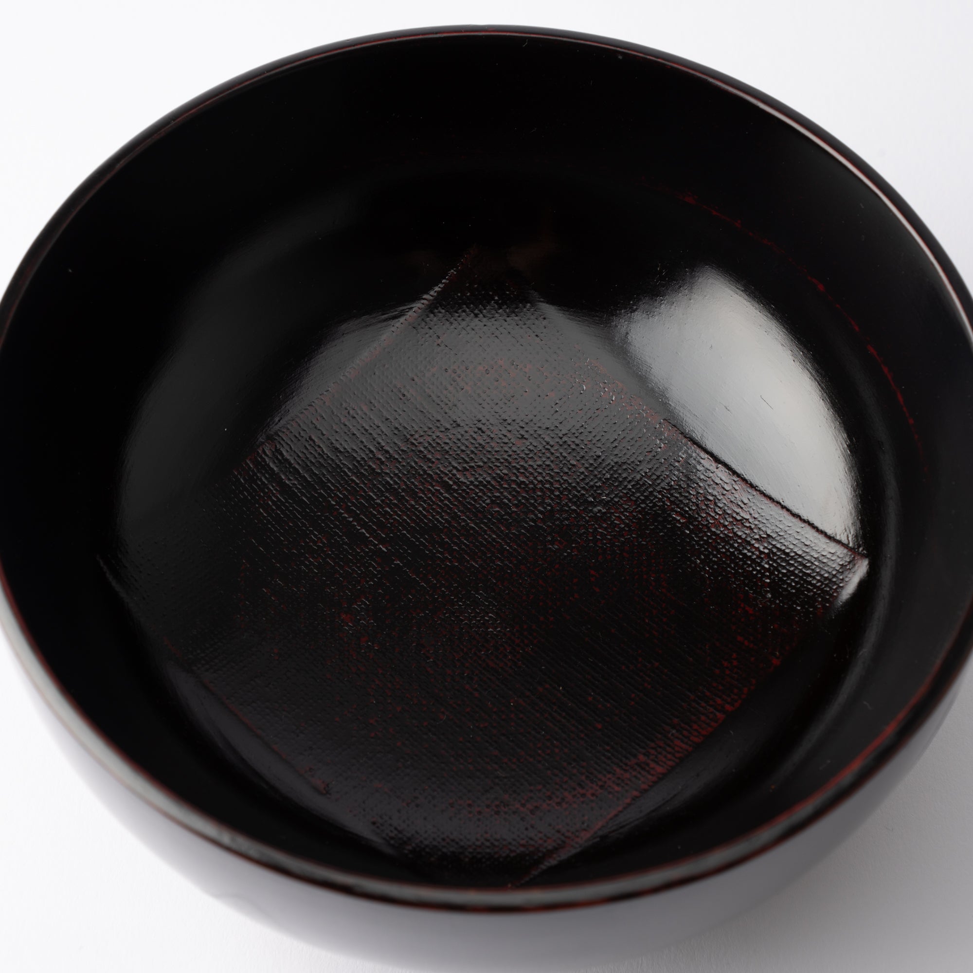 Cloth Pattern Yamanaka Lacquerware Donburi Bowl M - MUSUBI KILN - Quality Japanese Tableware and Gift