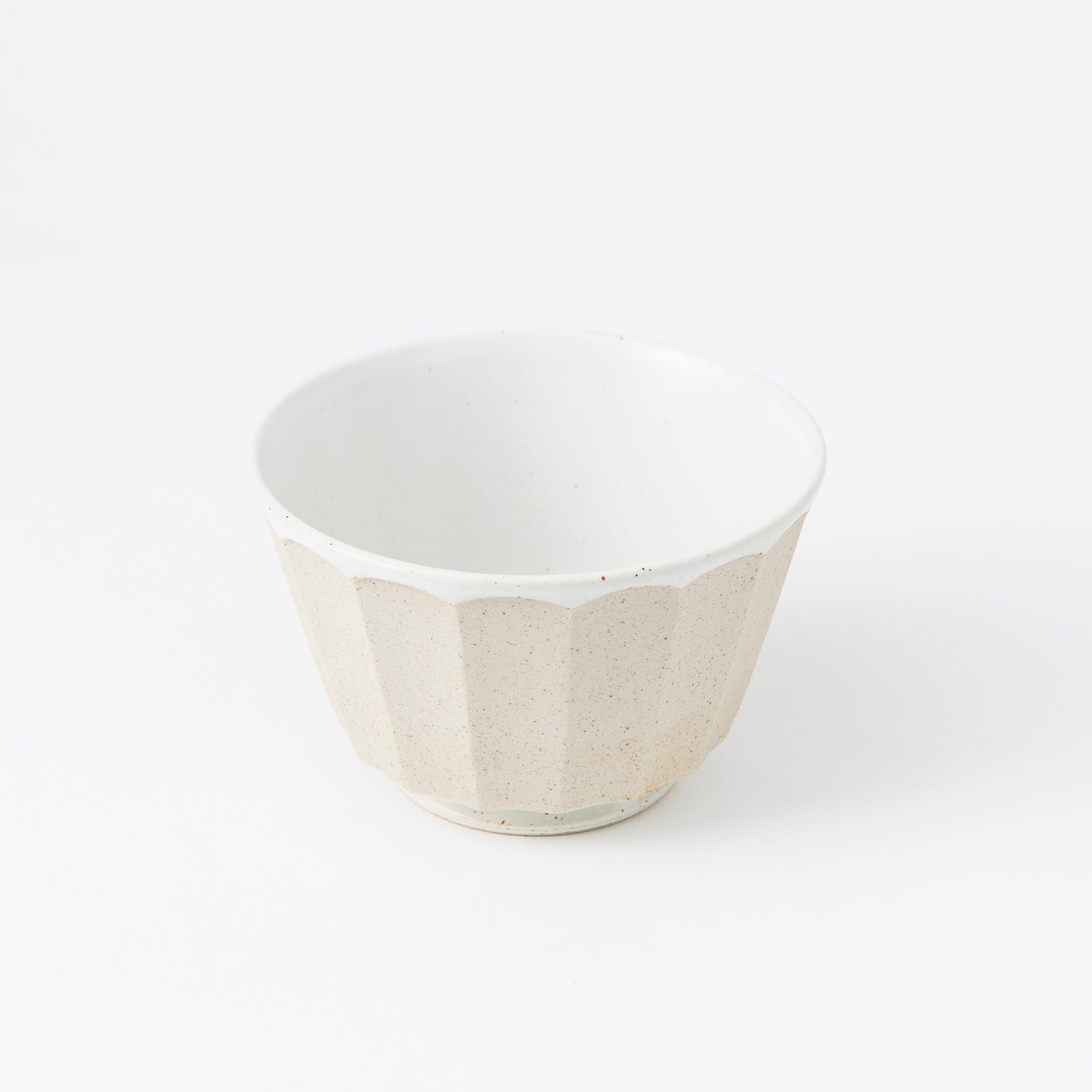 Earth White Hasami Ware Donburi Bowl M - MUSUBI KILN - Quality Japanese Tableware and Gift