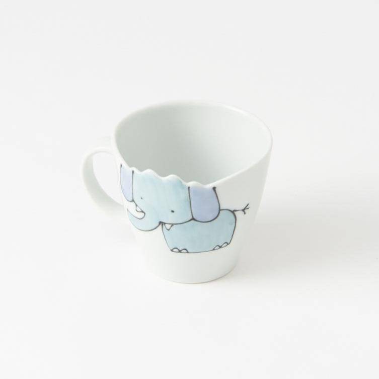 Elephant Hasami Wave Mug - MUSUBI KILN - Quality Japanese Tableware and Gift