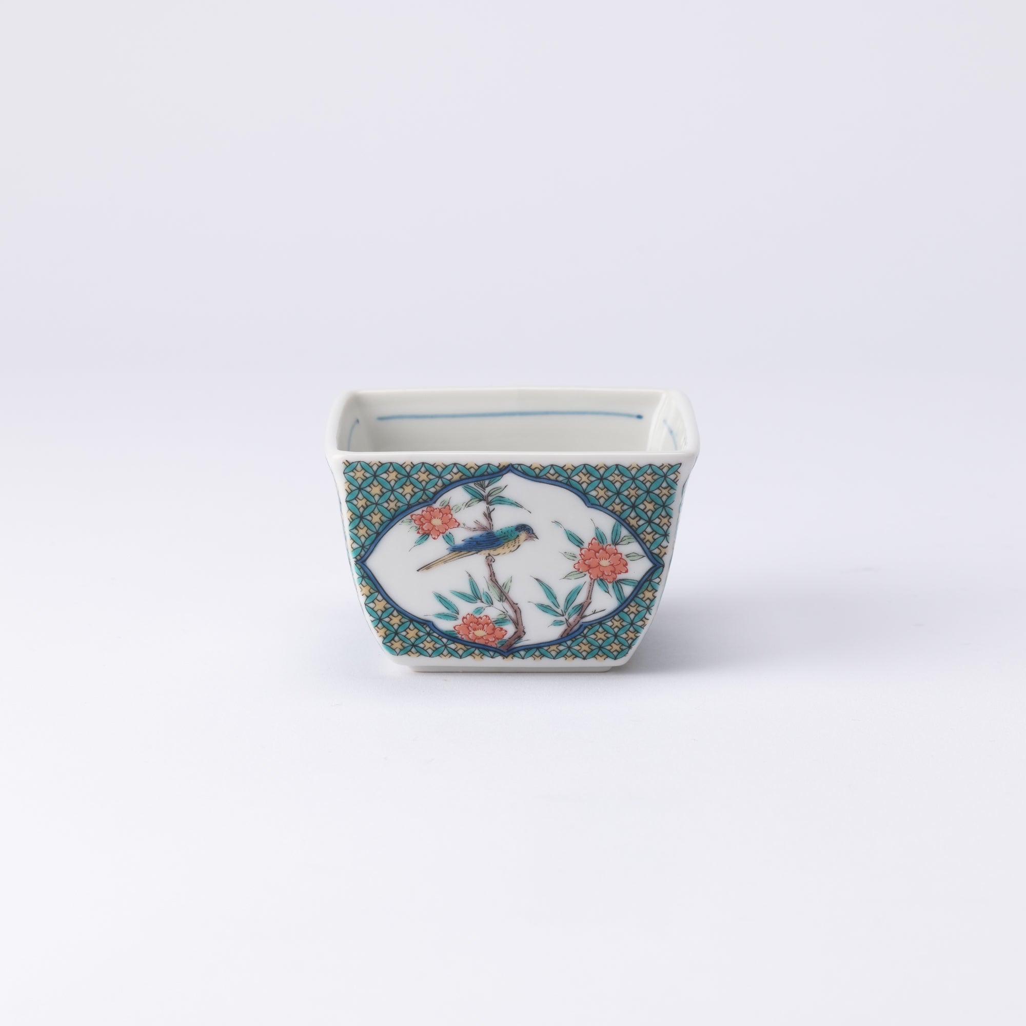 Flower and Bird Kutani Kobachi Bowl - MUSUBI KILN - Quality Japanese Tableware and Gift