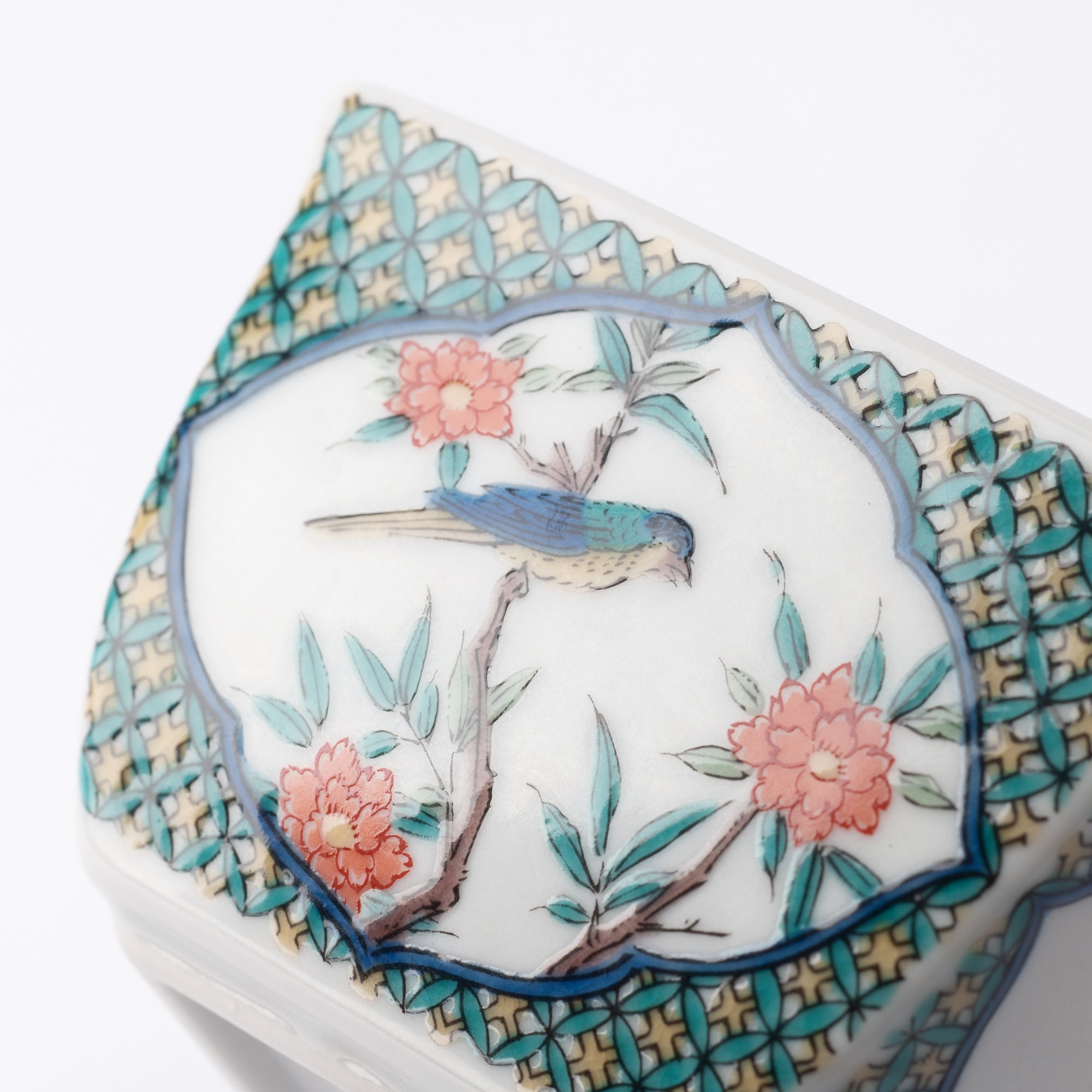 Flower and Bird Kutani Kobachi Bowl - MUSUBI KILN - Quality Japanese Tableware and Gift