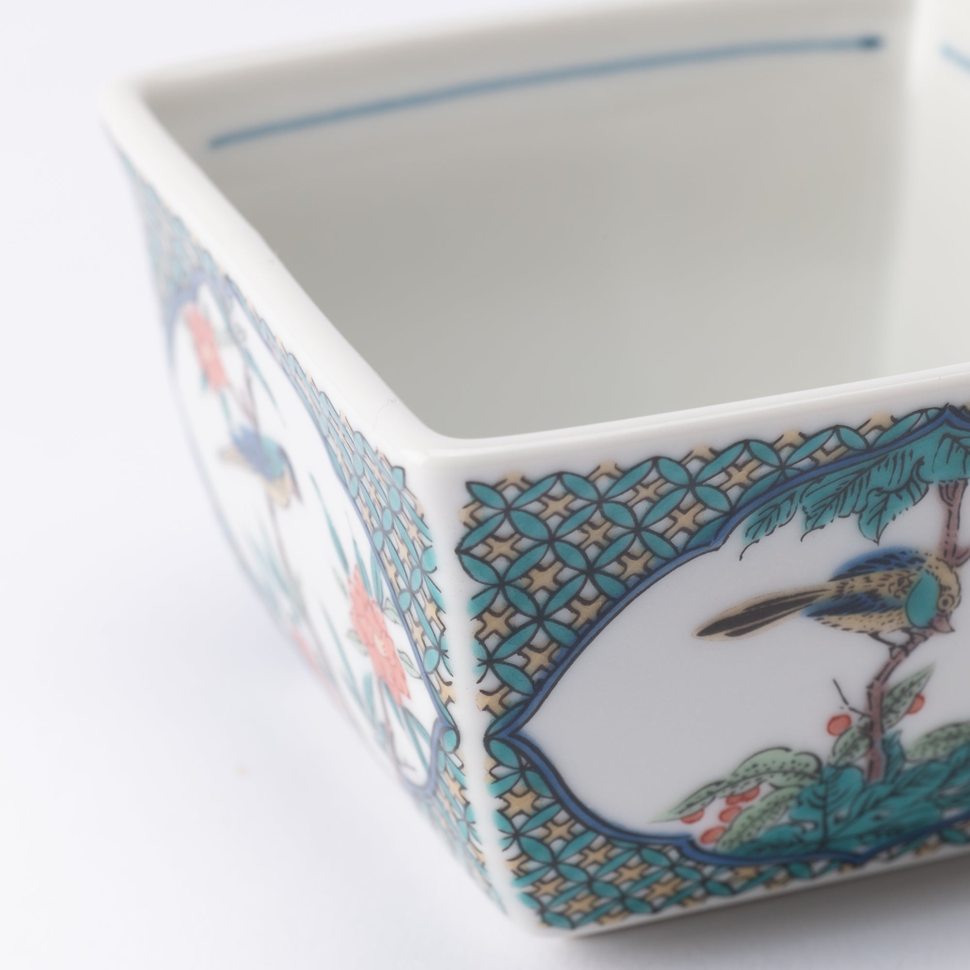 Flower and Bird Kutani Kobachi Bowl - MUSUBI KILN - Quality Japanese Tableware and Gift