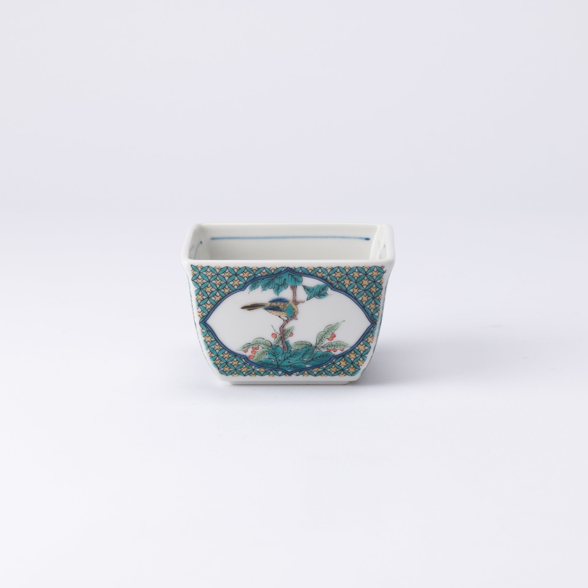 Flower and Bird Kutani Kobachi Bowl - MUSUBI KILN - Quality Japanese Tableware and Gift