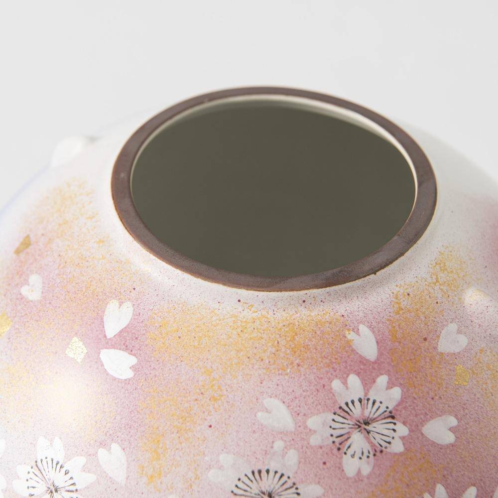 Flower Dance Kutani Japanese Flower Vase 19.5cm(7.7in) - MUSUBI KILN - Quality Japanese Tableware and Gift