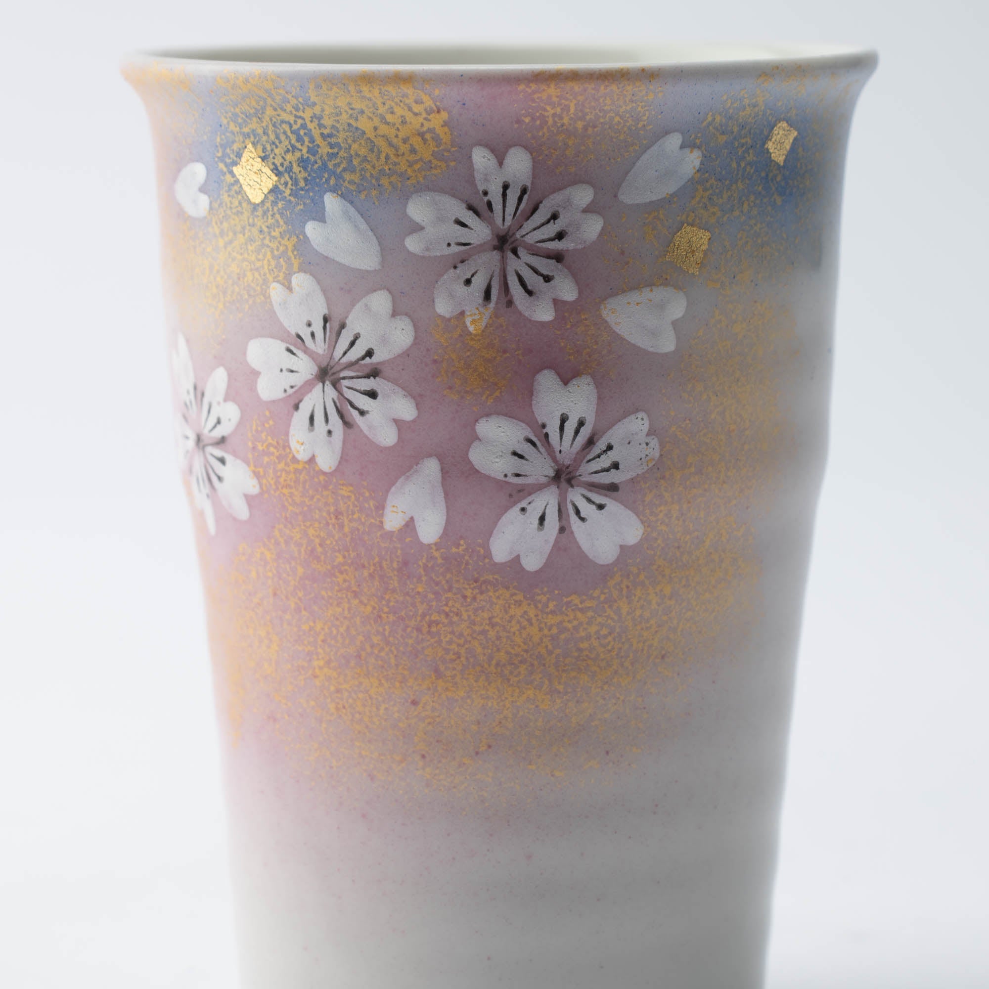 Flower Dance Kutani Tumbler Pair - MUSUBI KILN - Quality Japanese Tableware and Gift