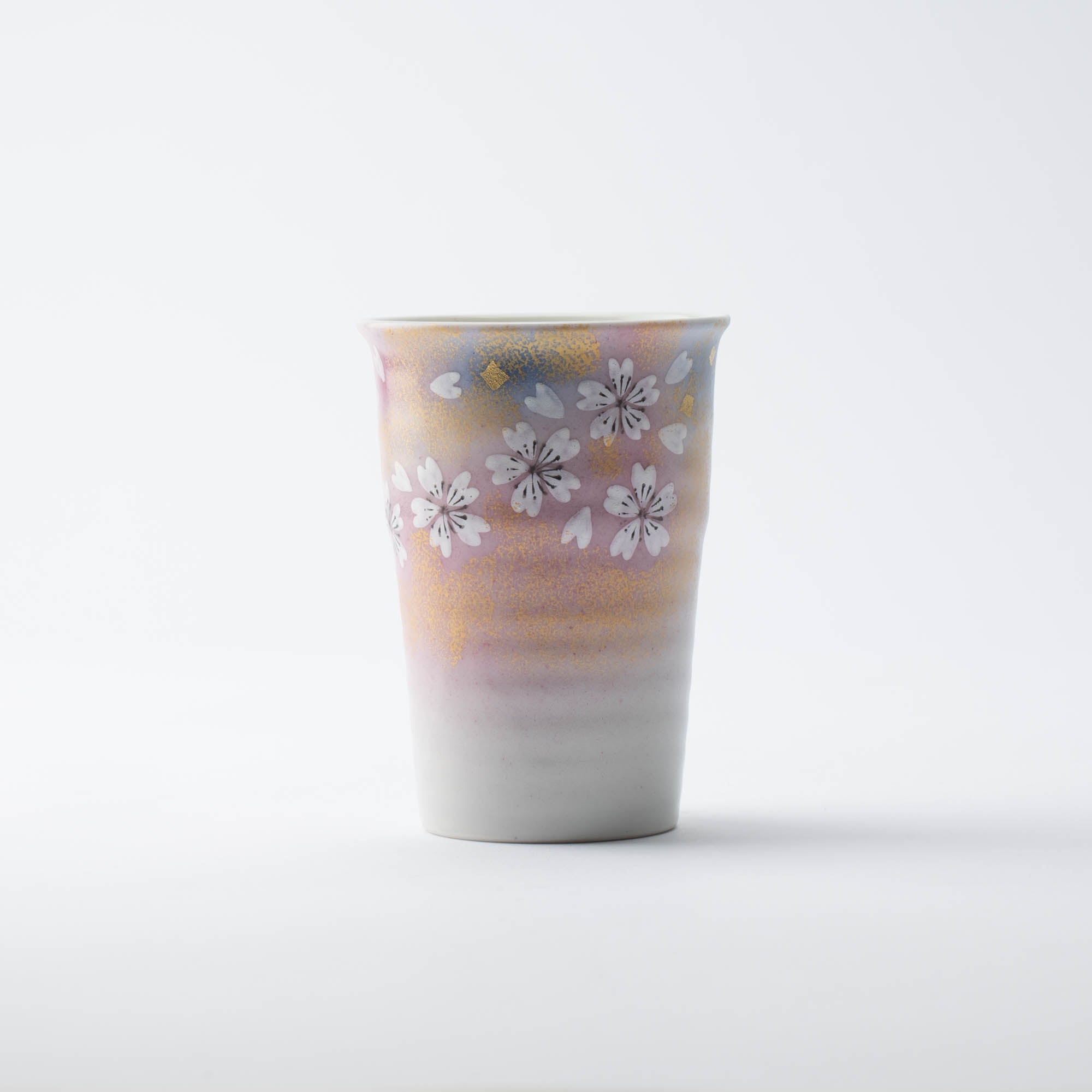 Flower Dance Kutani Tumbler Pair - MUSUBI KILN - Quality Japanese Tableware and Gift