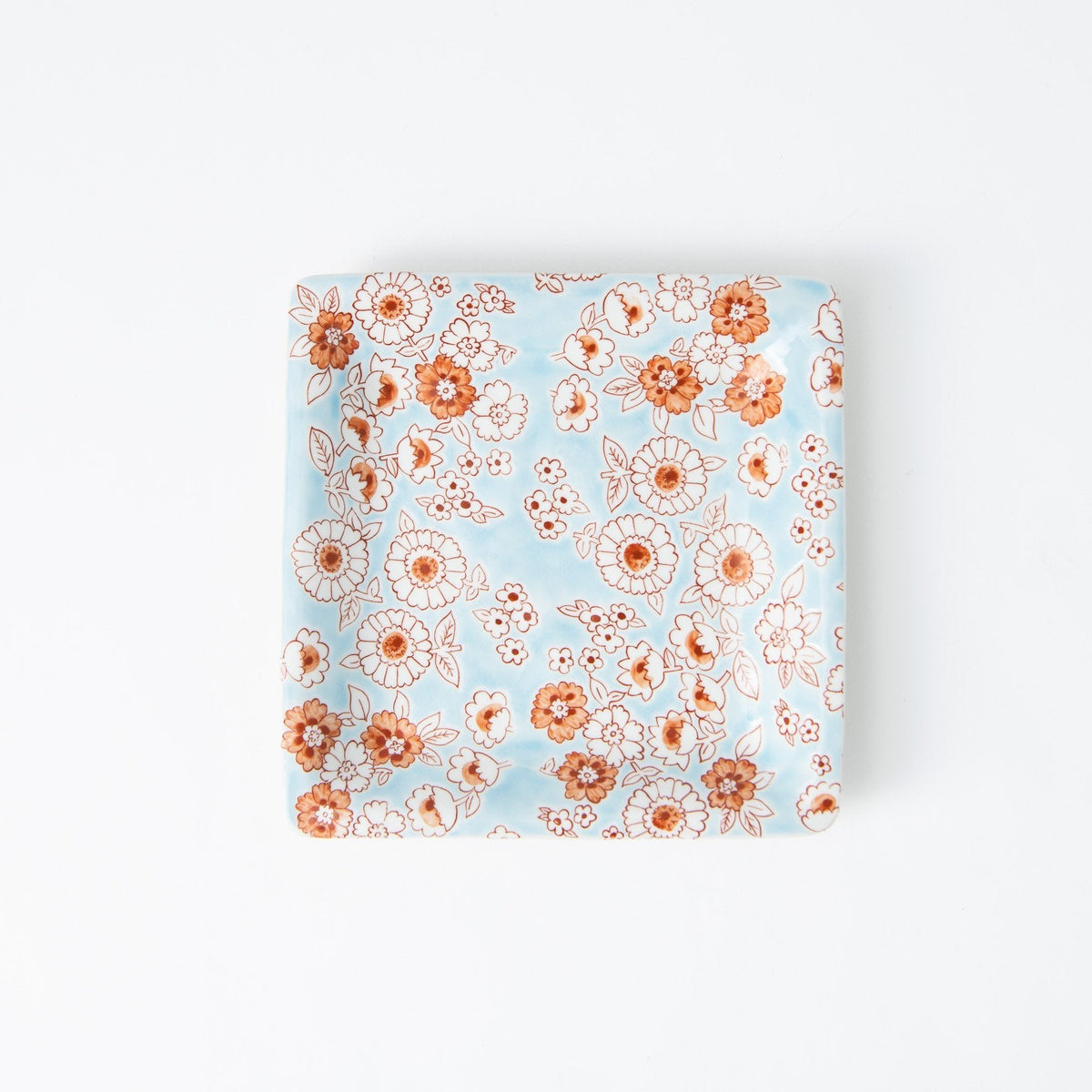 Flower Shower Square Side Plate