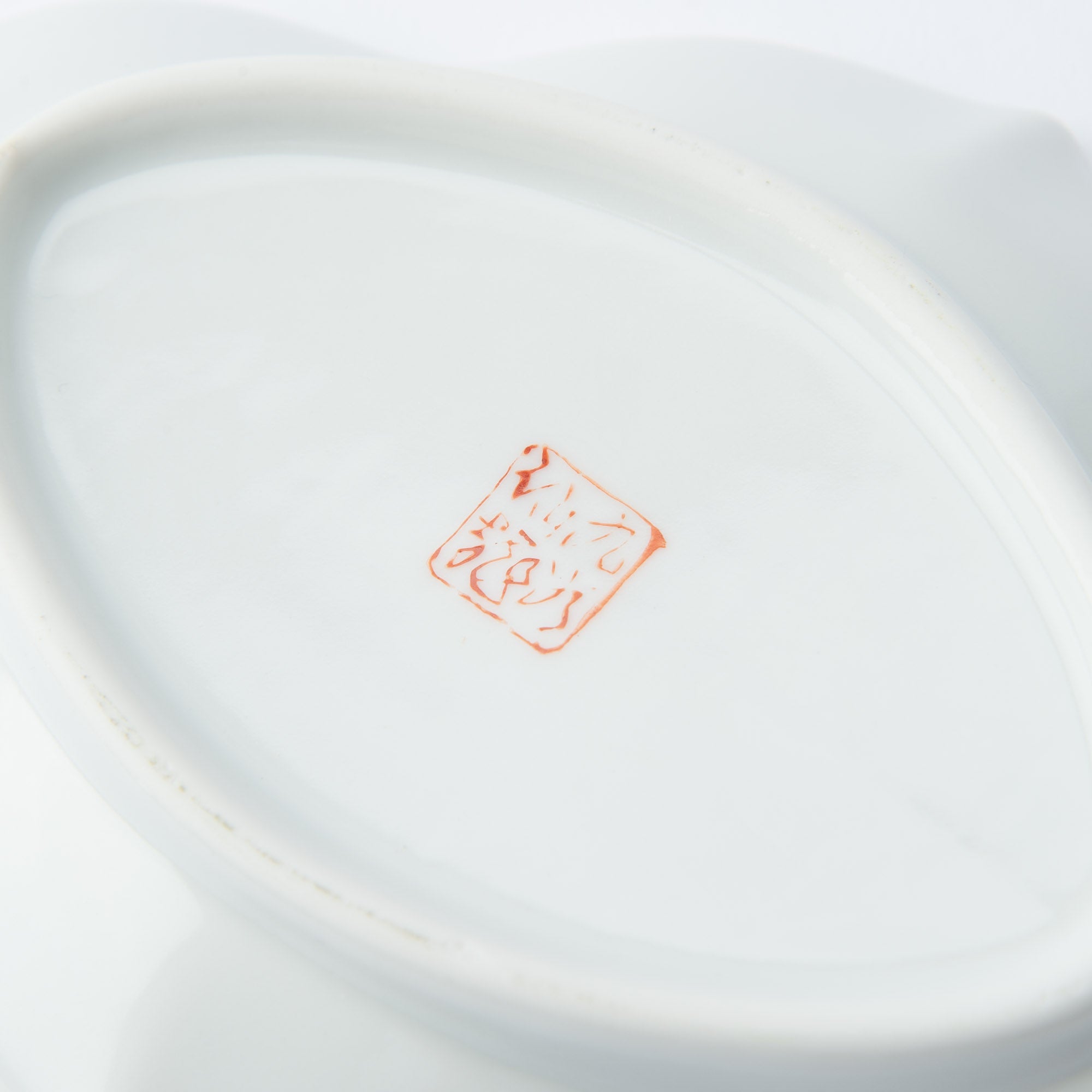 Flying Bird Kutani Diamond Shaped Side Plate - MUSUBI KILN - Quality Japanese Tableware and Gift