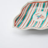 Flying Bird Kutani Diamond Shaped Side Plate - MUSUBI KILN - Quality Japanese Tableware and Gift