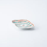 Flying Bird Kutani Diamond Shaped Side Plate - MUSUBI KILN - Quality Japanese Tableware and Gift