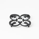 Four - leaf Nambu Ironware Cast Iron Trivet - MUSUBI KILN - Quality Japanese Tableware and Gift