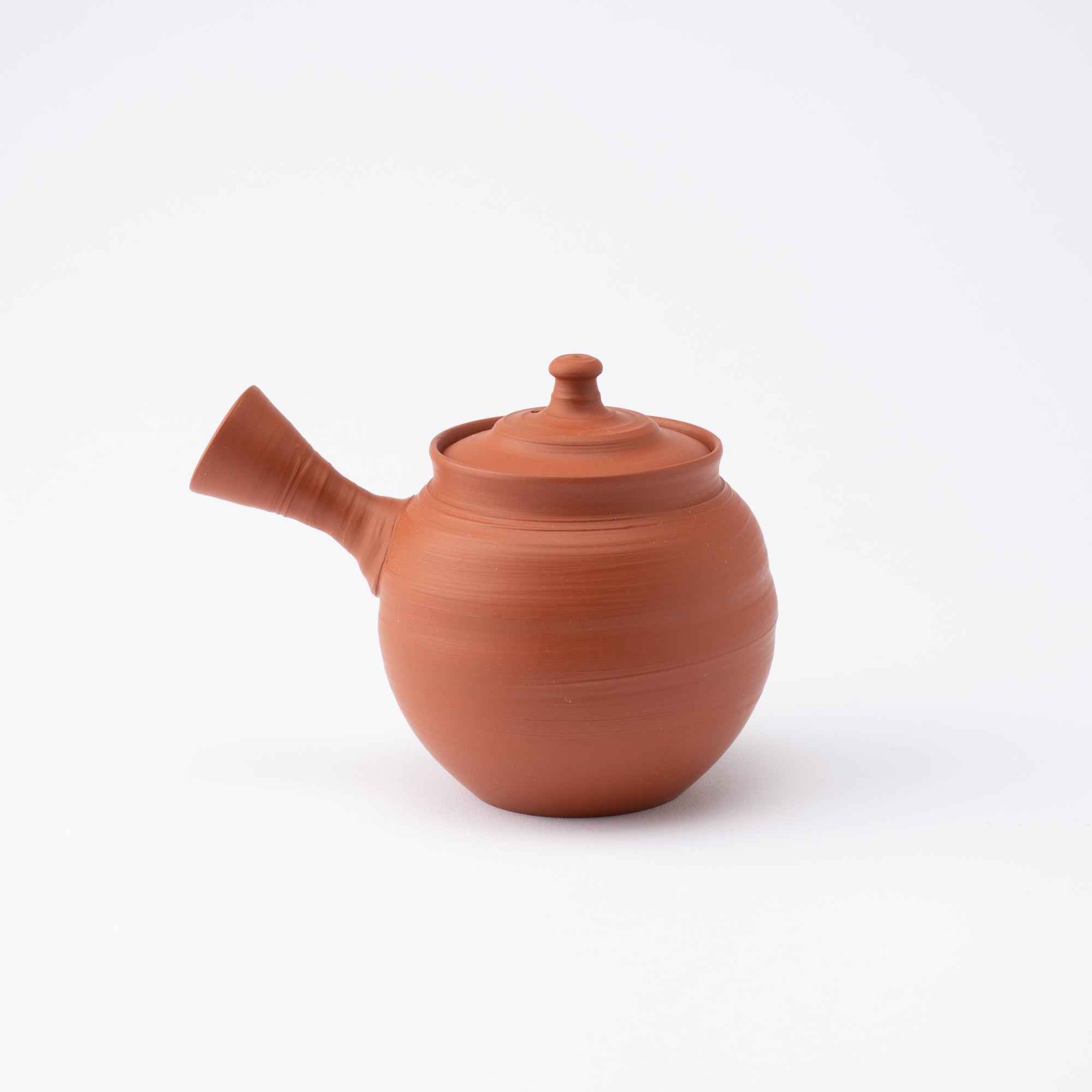 Fugetsu Red Clay Tokoname Japanese Teapot Set 9.5oz(280ml) - Sasame and Ceramesh - MUSUBI KILN - Quality Japanese Tableware and Gift