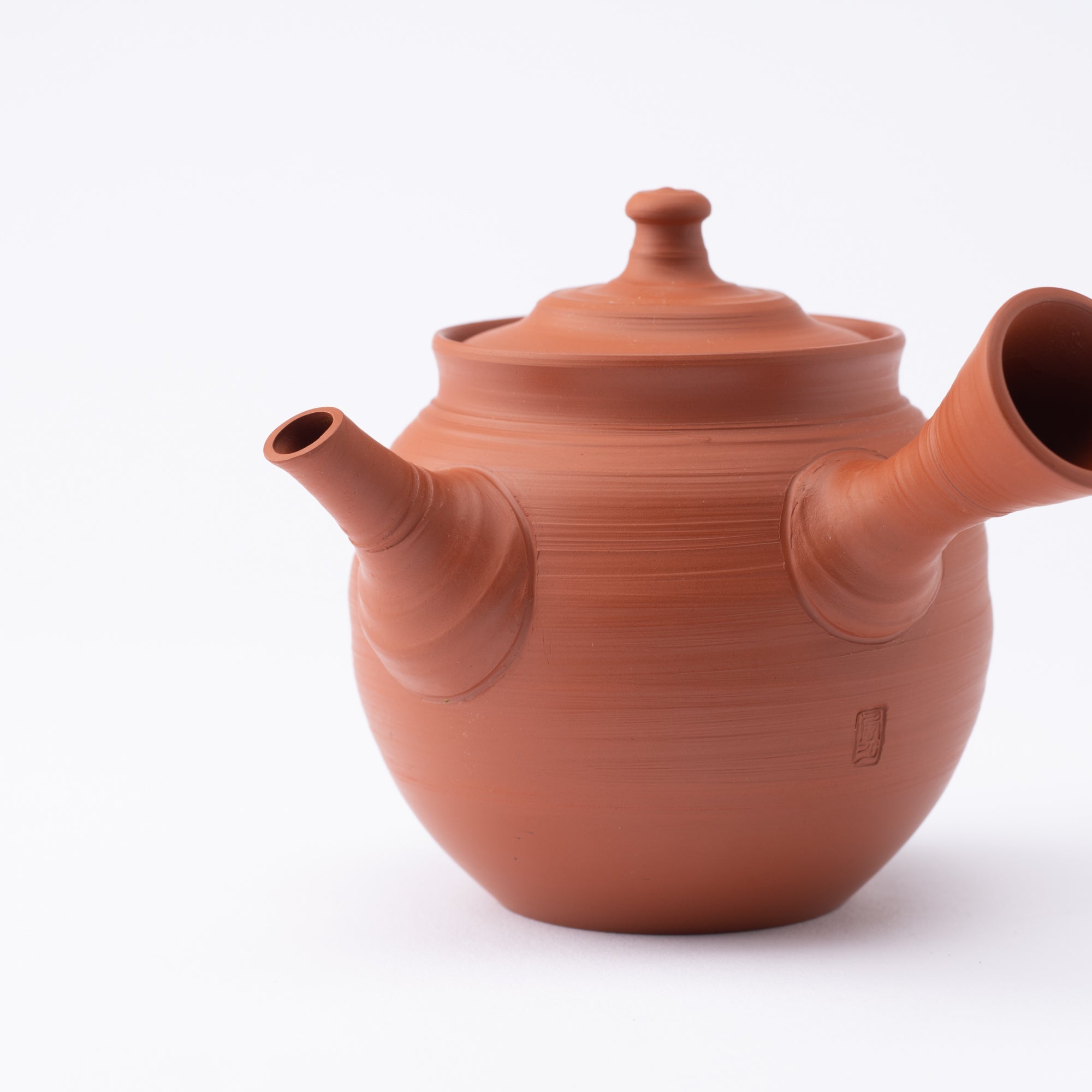 Fugetsu Red Clay Tokoname Japanese Teapot Set 9.5oz(280ml) - Sasame and Ceramesh - MUSUBI KILN - Quality Japanese Tableware and Gift