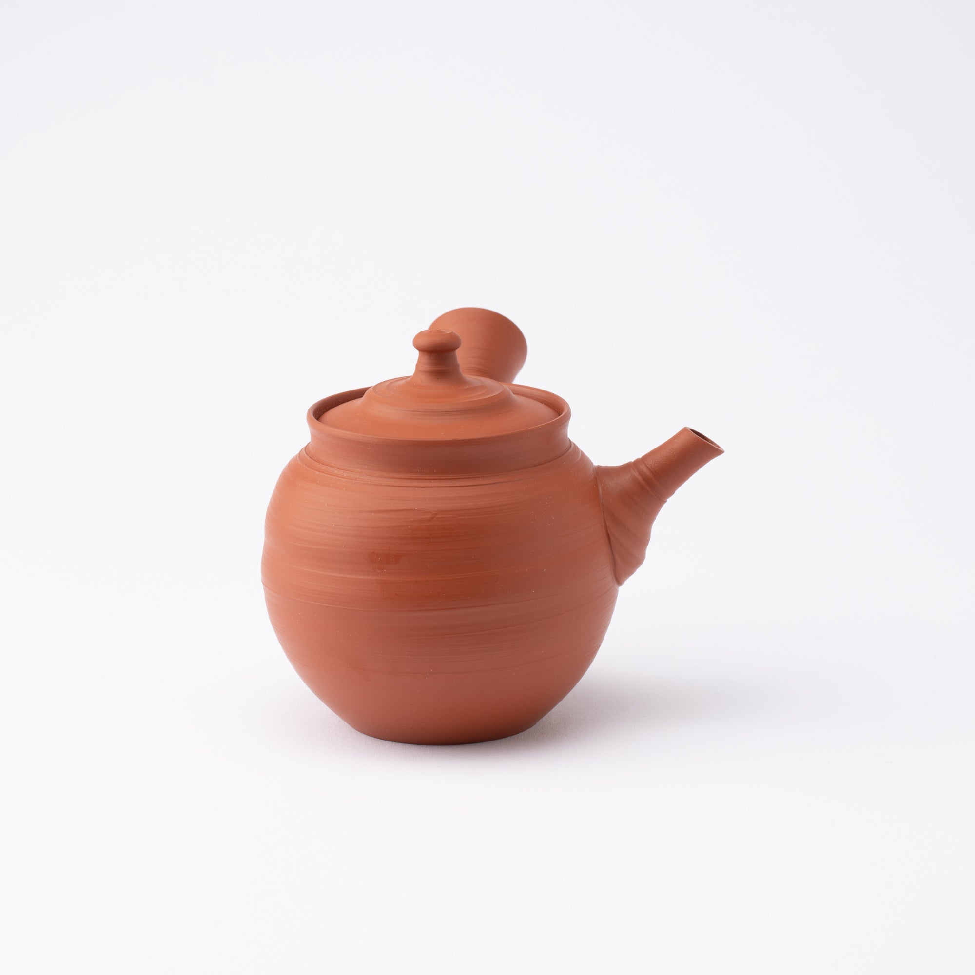 Fugetsu Red Clay Tokoname Japanese Teapot Set 9.5oz(280ml) - Sasame and Ceramesh - MUSUBI KILN - Quality Japanese Tableware and Gift