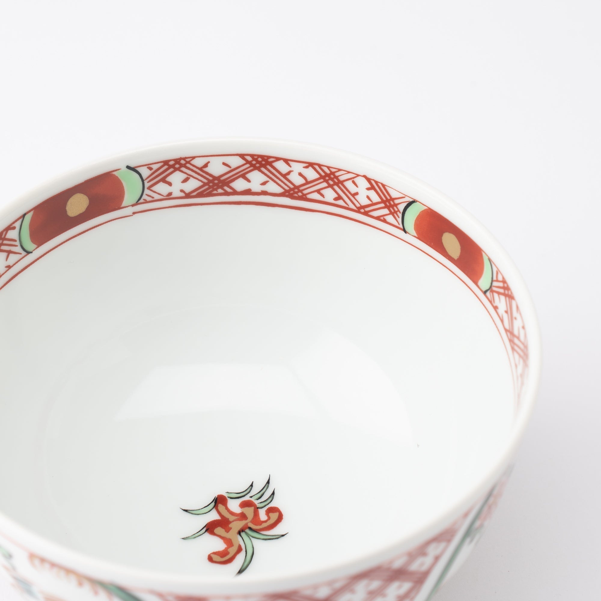 Fujimasa Akae Flower And Bird Arita Kobachi Bowl With Lid - MUSUBI KILN - Quality Japanese Tableware and Gift