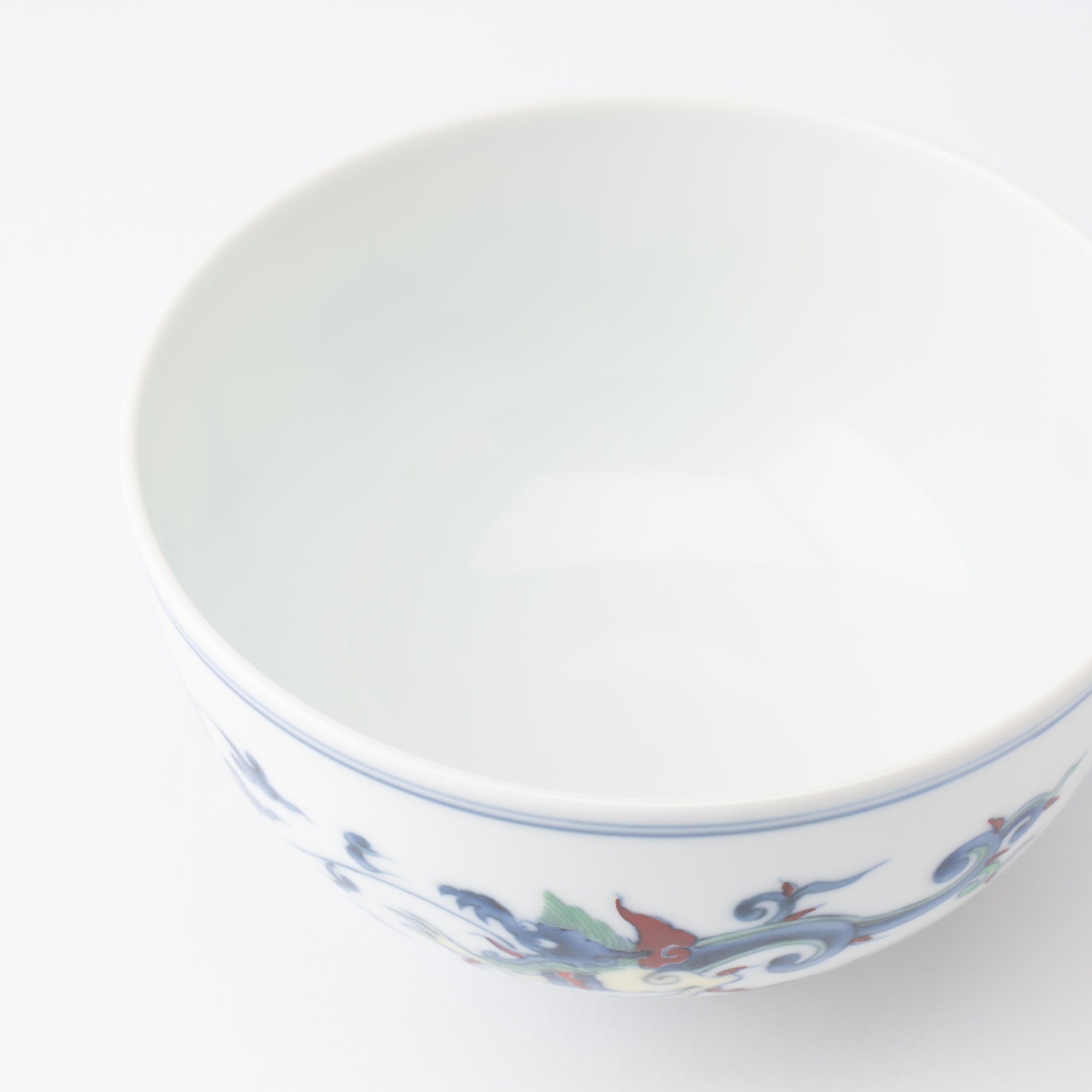 Fujimasa Dragon And Arabesque Arita Kobachi Bowl With Lid - MUSUBI KILN - Quality Japanese Tableware and Gift