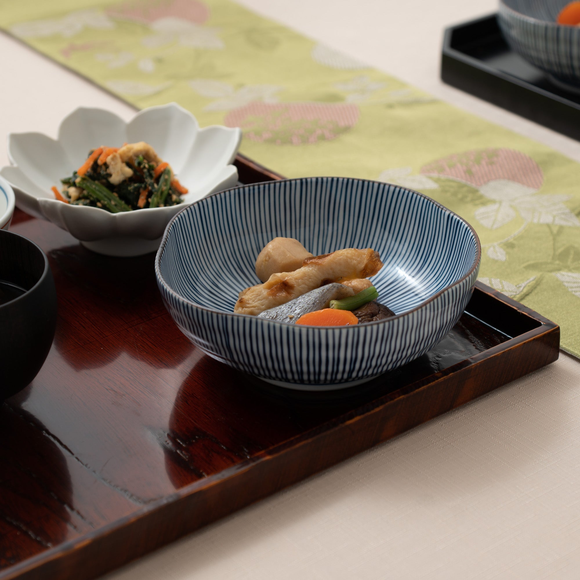 Fukuhou Kiln Tokusa Hasami Bowl - MUSUBI KILN - Quality Japanese Tableware and Gift