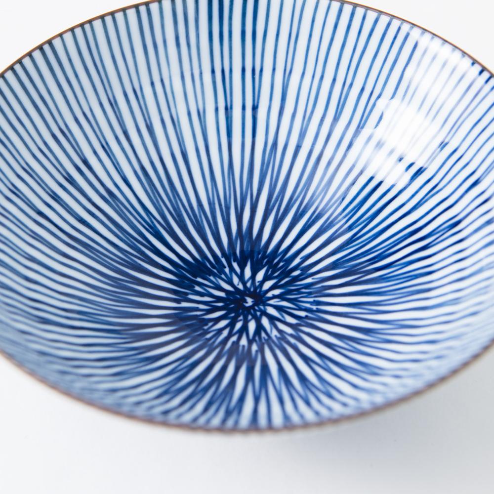 Fukuhou Kiln Tokusa Hasami Japanese Rice Bowl - MUSUBI KILN - Quality Japanese Tableware and Gift