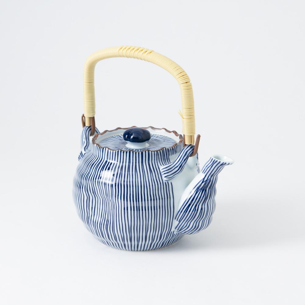 Fukuhou Kiln Tokusa Hasami Japanese Teapot 28.8oz(850ml) - MUSUBI KILN - Quality Japanese Tableware and Gift