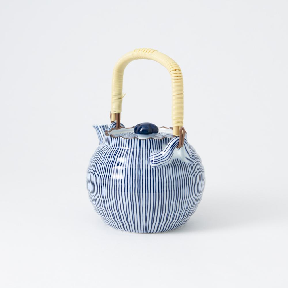 Fukuhou Kiln Tokusa Hasami Japanese Teapot 28.8oz(850ml) - MUSUBI KILN - Quality Japanese Tableware and Gift