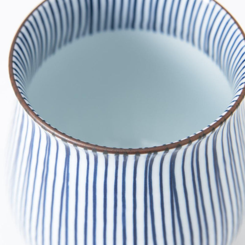 Fukuhou Kiln Tokusa Hasami Large Yunomi Japanese Teacup - MUSUBI KILN - Quality Japanese Tableware and Gift