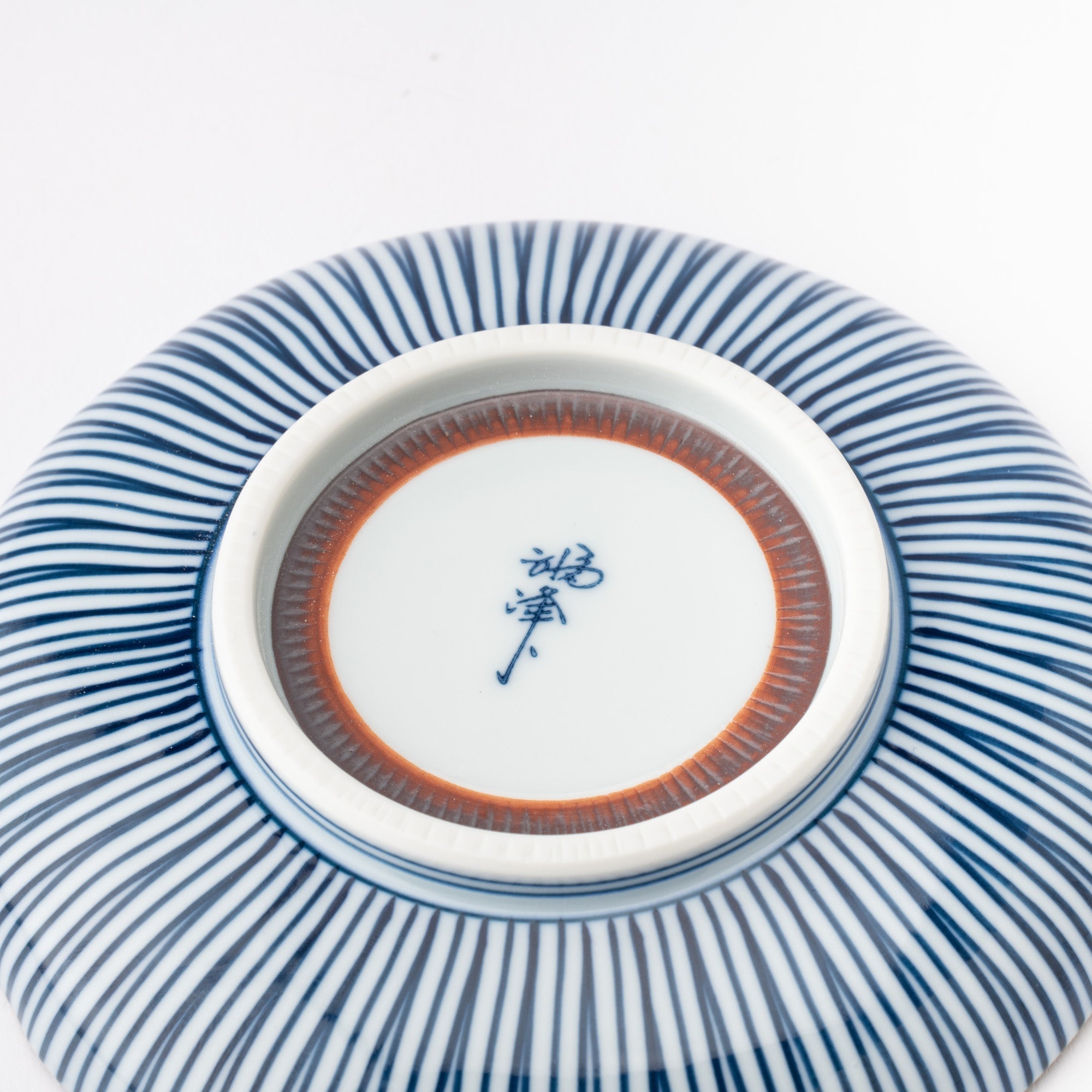 Fukuhou Kiln Tokusa Hasami Plate 5.1in - MUSUBI KILN - Quality Japanese Tableware and Gift