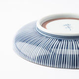 Fukuhou Kiln Tokusa Hasami Plate 7.1in - MUSUBI KILN - Quality Japanese Tableware and Gift