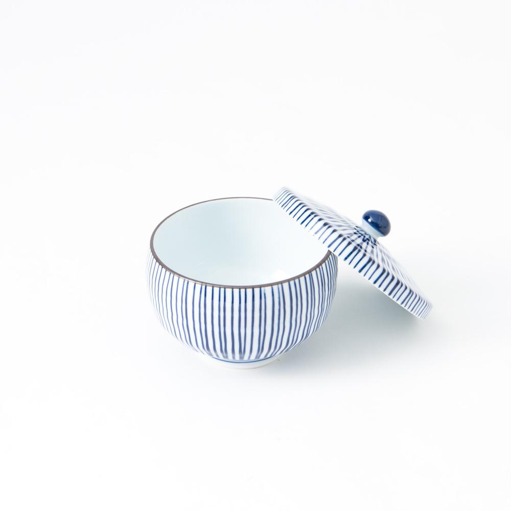 Fukuhou Kiln Tokusa Hasami Teacup with lid - MUSUBI KILN - Quality Japanese Tableware and Gift