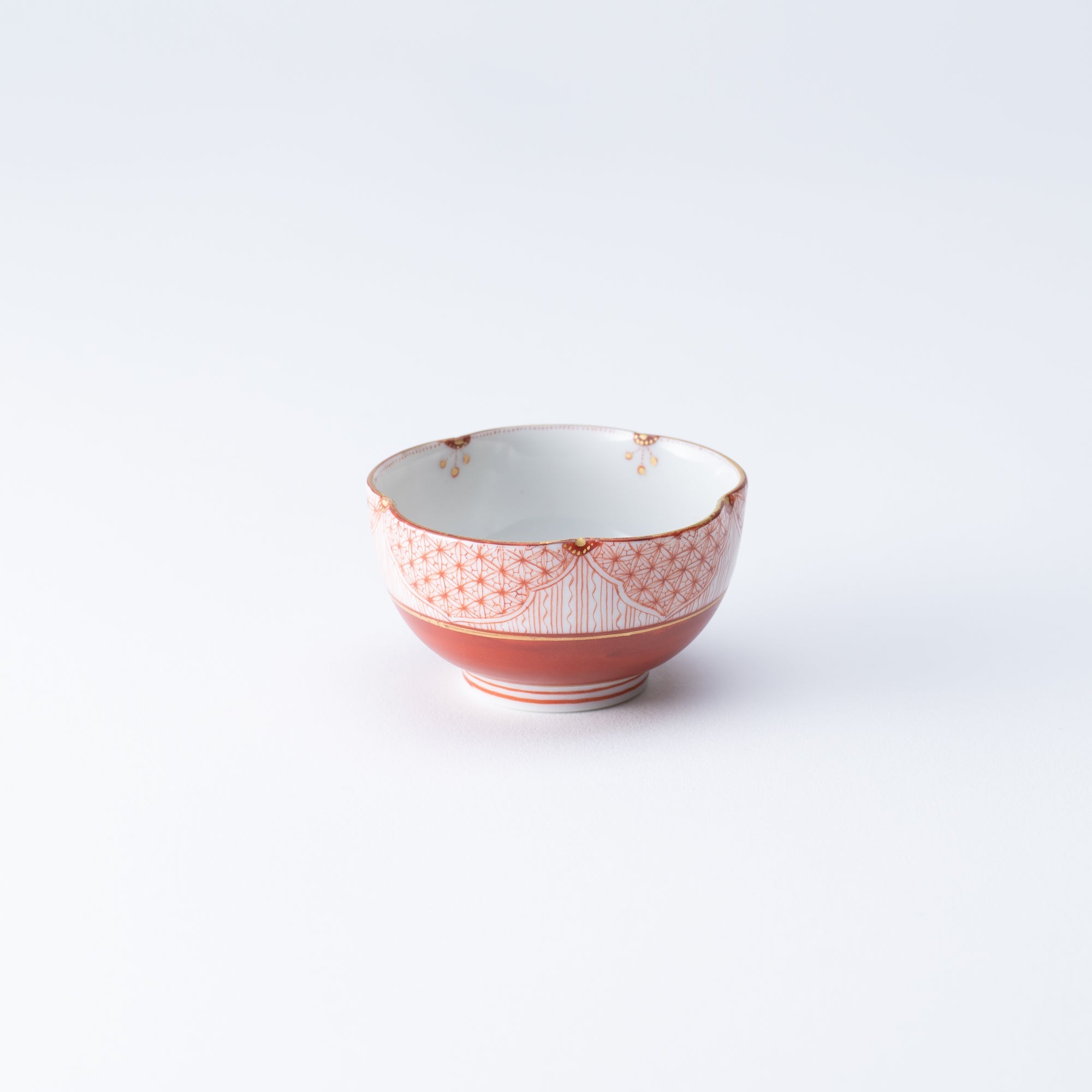 Fukushima Reiko Akae - Saibyo Gourd Kutani Sake Cup - MUSUBI KILN - Quality Japanese Tableware and Gift