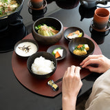 GATOMIKIO Black Yamanaka Lacquerware Oryoki Bowl Set - MUSUBI KILN - Quality Japanese Tableware and Gift