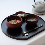 GATOMIKIO Red Yamanaka Lacquerware Oryoki Bowl Set - MUSUBI KILN - Quality Japanese Tableware and Gift