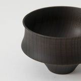 GATOMIKIO TSUMUGI FUJI Yamanaka Lacquerware Miso Soup Bowl - MUSUBI KILN - Quality Japanese Tableware and Gift