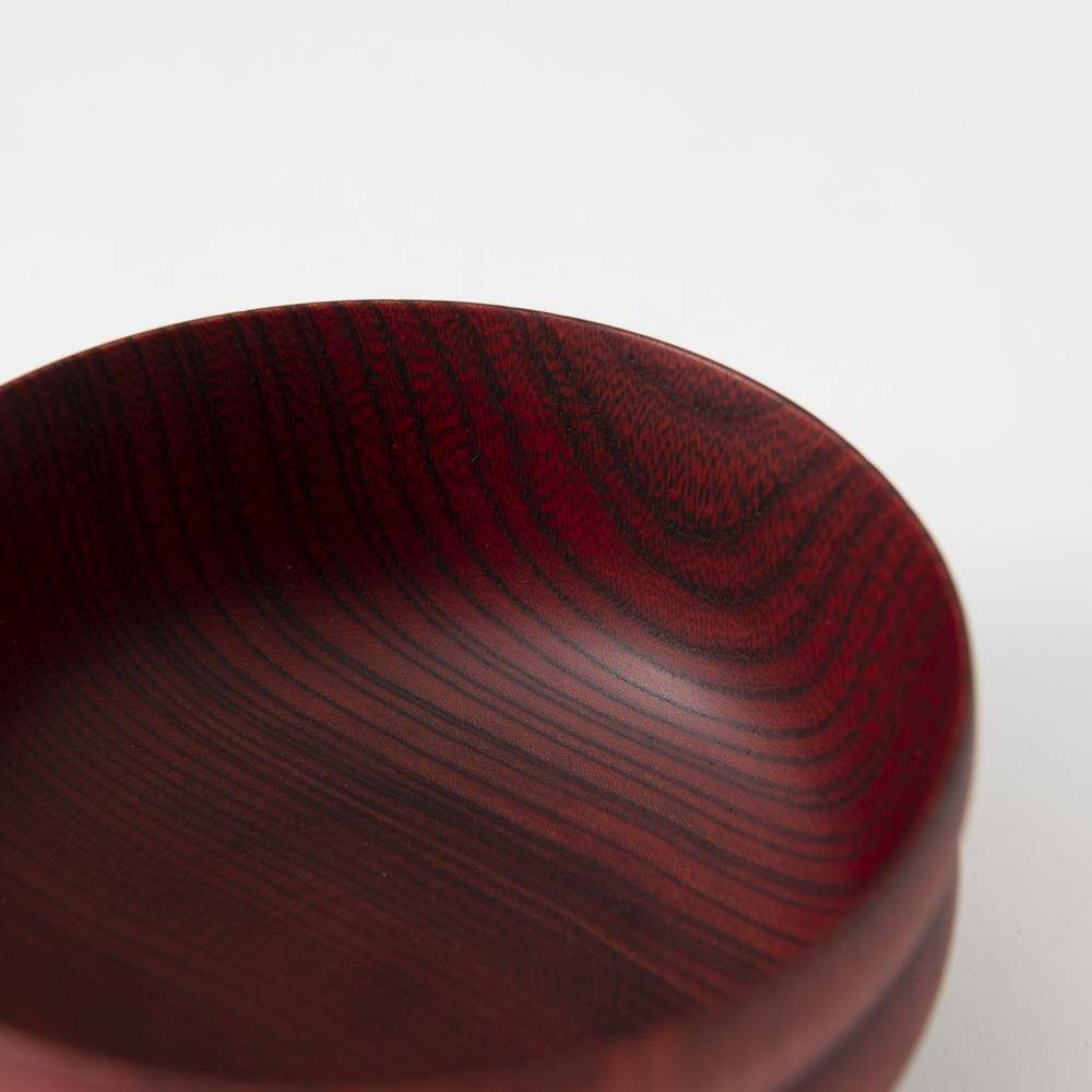 GATOMIKIO TSUMUGI GUNPAI Yamanaka Lacquerware Miso Soup Bowl with lid - MUSUBI KILN - Quality Japanese Tableware and Gift