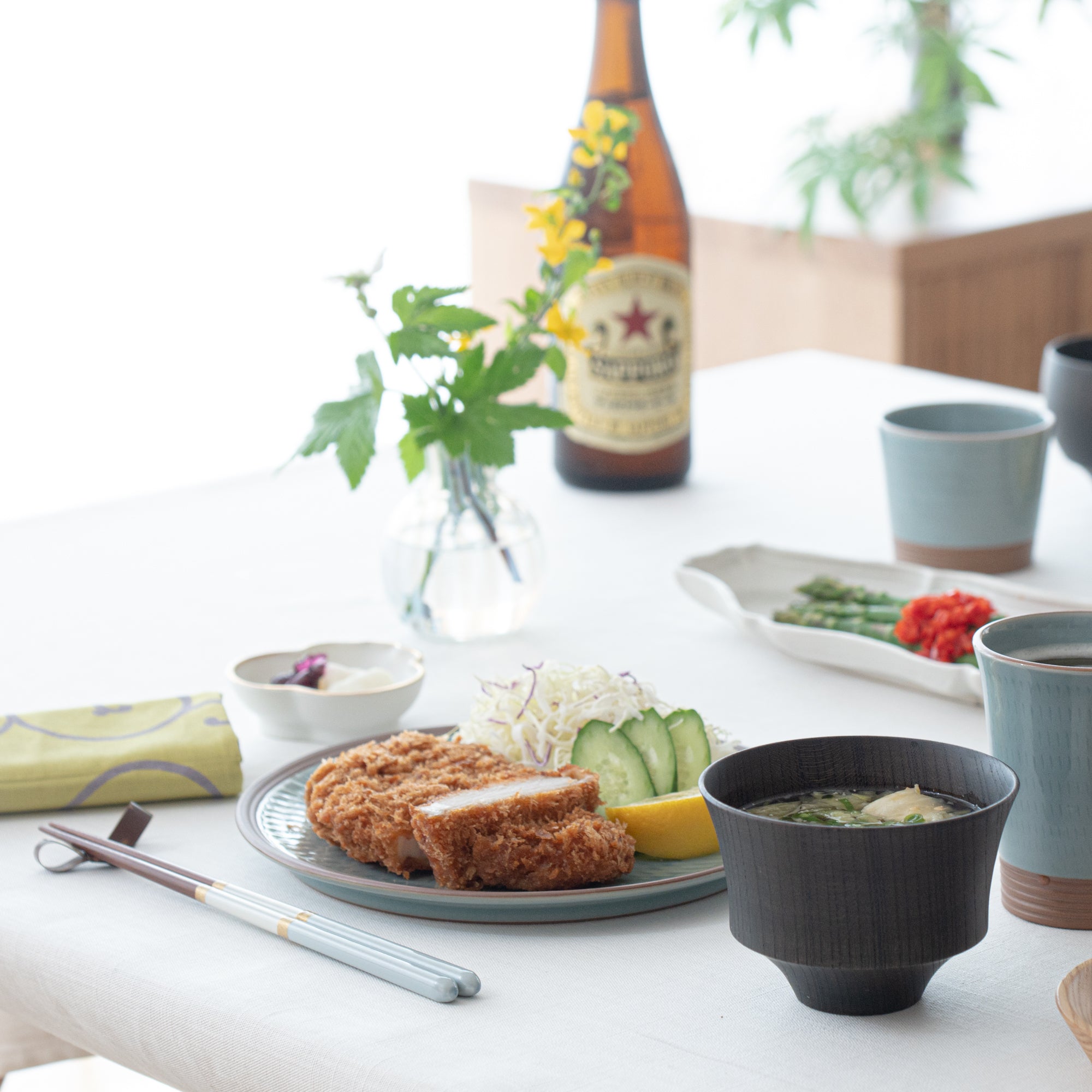 GATOMIKIO TSUMUGI KOMAGATA Yamanaka Lacquerware Miso Soup Bowl - MUSUBI KILN - Quality Japanese Tableware and Gift