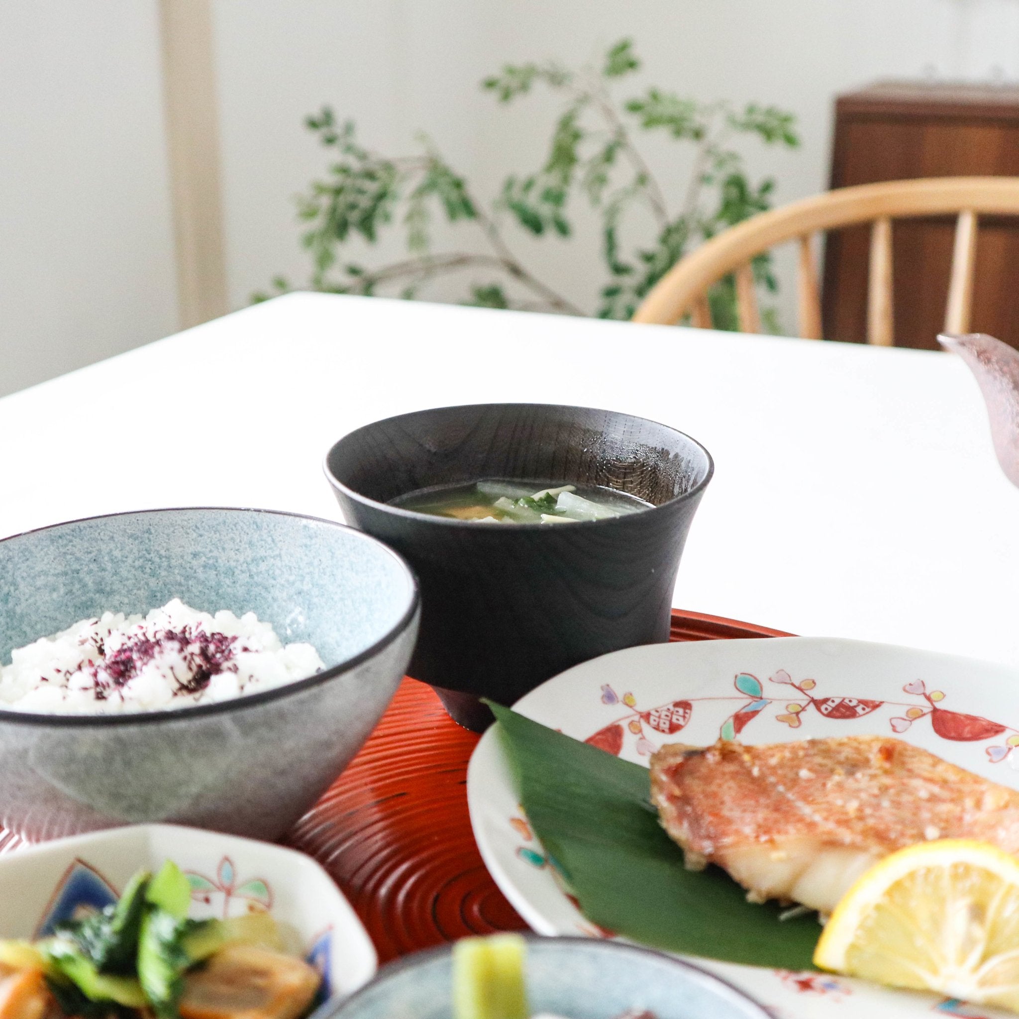 GATOMIKIO TSUMUGI KOMAGATA Yamanaka Lacquerware Miso Soup Bowl - MUSUBI KILN - Quality Japanese Tableware and Gift