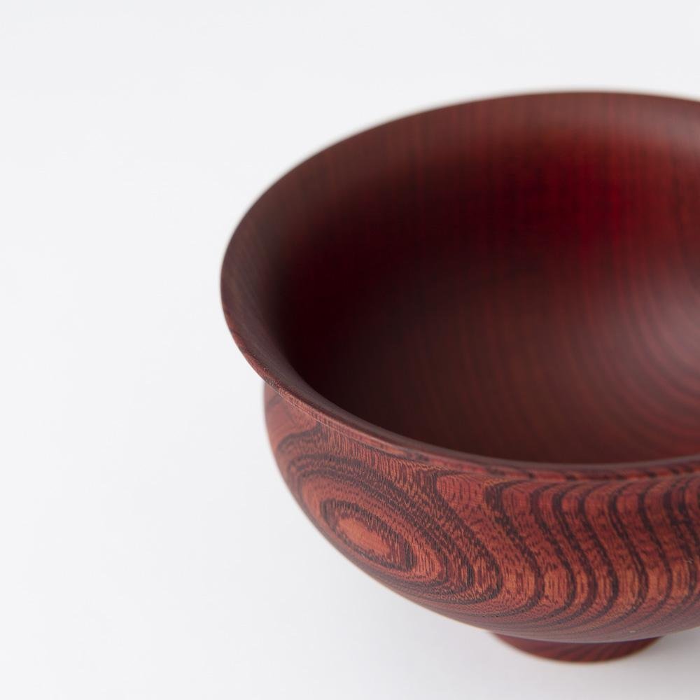 GATOMIKIO TSUMUGI YURI Yamanaka Lacquerware Miso Soup Bowl - MUSUBI KILN - Quality Japanese Tableware and Gift