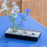 Gingado Aluminum Rectangle Ikebana Flower Vase - MUSUBI KILN - Quality Japanese Tableware and Gift