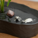 Gingado Frog and Turtle Tin Mini Ornament Set - MUSUBI KILN - Quality Japanese Tableware and Gift