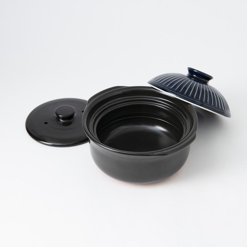 Ginpo Kikka Banko Donabe Rice Cooker 3 rice cooker cups (3 Gou) - MUSUBI KILN - Quality Japanese Tableware and Gift