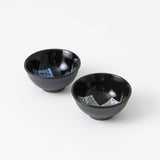 Ginsai Blue Kutani Sake Set with Tray - MUSUBI KILN - Quality Japanese Tableware and Gift