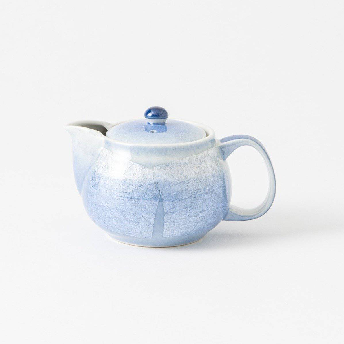 Ginsai Three colors Kutani Japanese Teapot Set - MUSUBI KILN - Quality Japanese Tableware and Gift