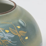 Golden Tree Kutani Japanese Flower Vase - MUSUBI KILN - Quality Japanese Tableware and Gift