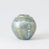 Golden Tree Kutani Japanese Flower Vase - MUSUBI KILN - Quality Japanese Tableware and Gift