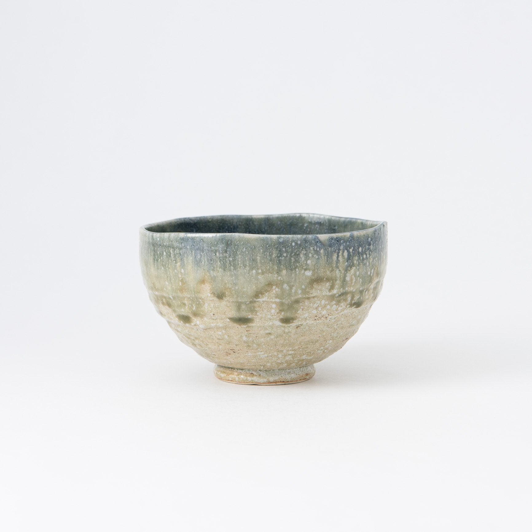 Green Ash Glaze Mino Ware Donburi Bowl L - MUSUBI KILN - Quality Japanese Tableware and Gift