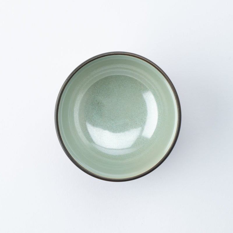 Green Crystalline Glaze Mino Ware Japanese Teacup - MUSUBI KILN - Quality Japanese Tableware and Gift