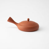 Gyokko Red Clay Tokoname Japanese Teapot 4.1oz(120ml) - Sasame and Ceramesh - MUSUBI KILN - Quality Japanese Tableware and Gift