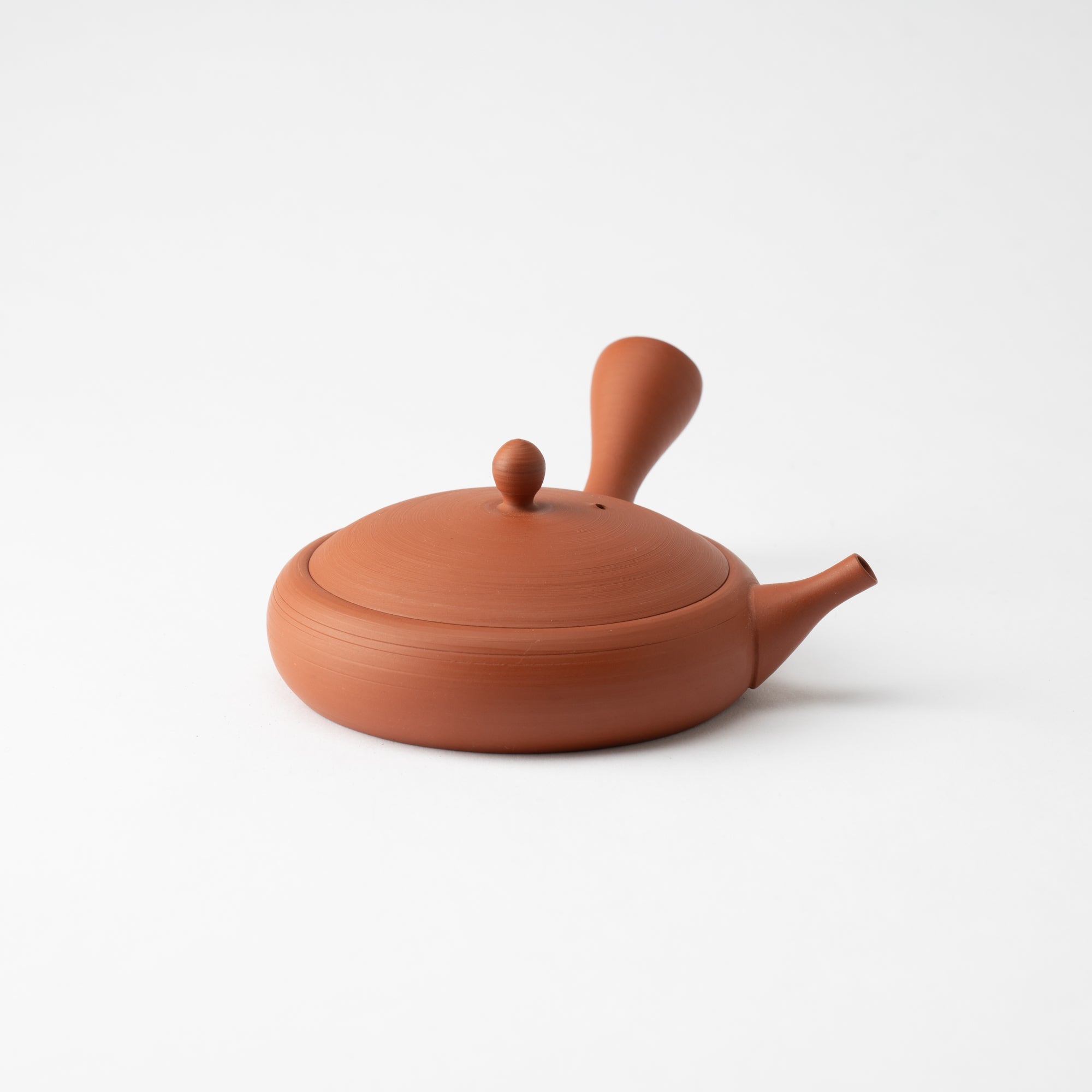 Gyokko Red Clay Tokoname Japanese Teapot 4.1oz(120ml) - Sasame and Ceramesh - MUSUBI KILN - Quality Japanese Tableware and Gift