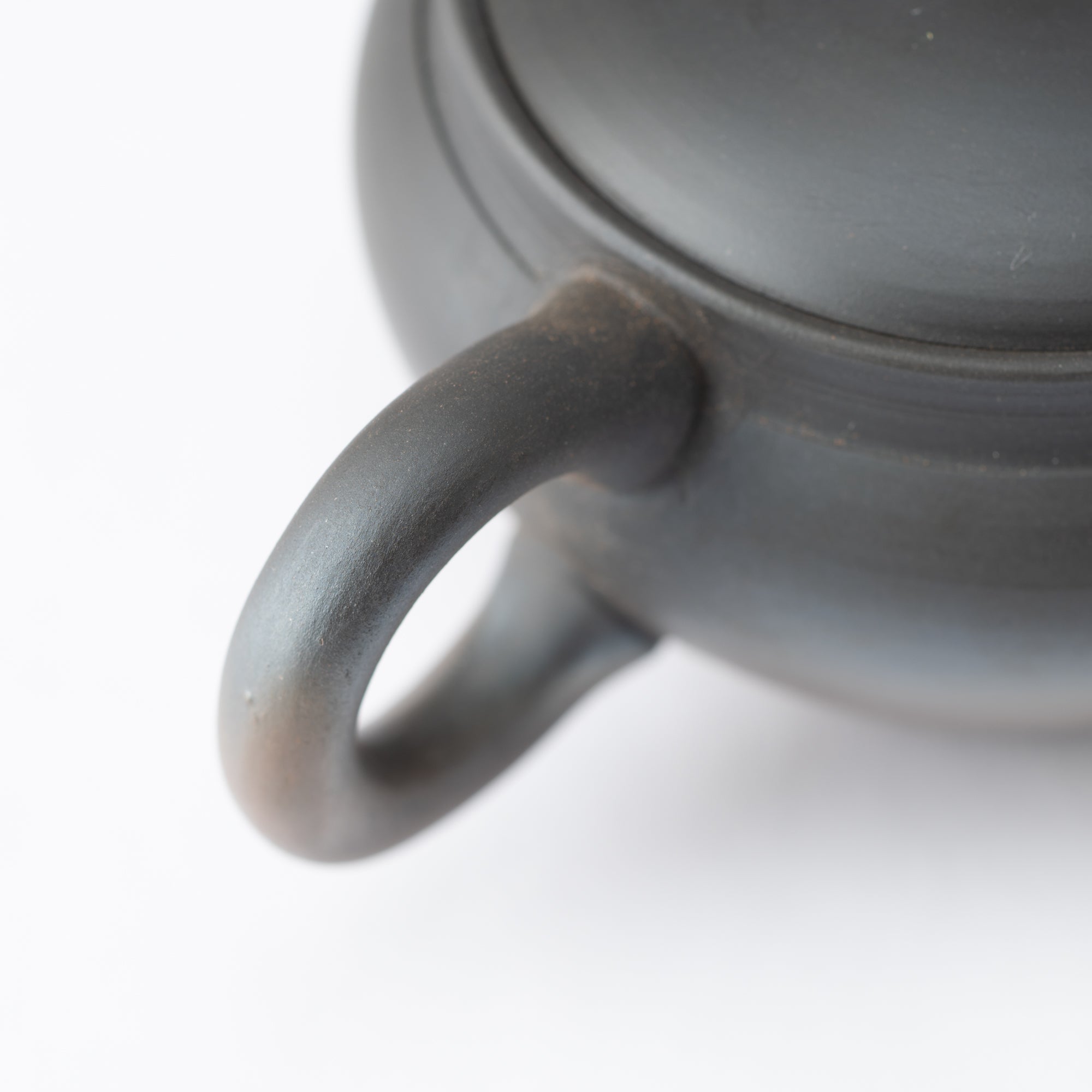 Gyokko Smoky Black Tokoname Japanese Teapot 4.1oz(120ml) - Sasame and Ceramesh - MUSUBI KILN - Quality Japanese Tableware and Gift